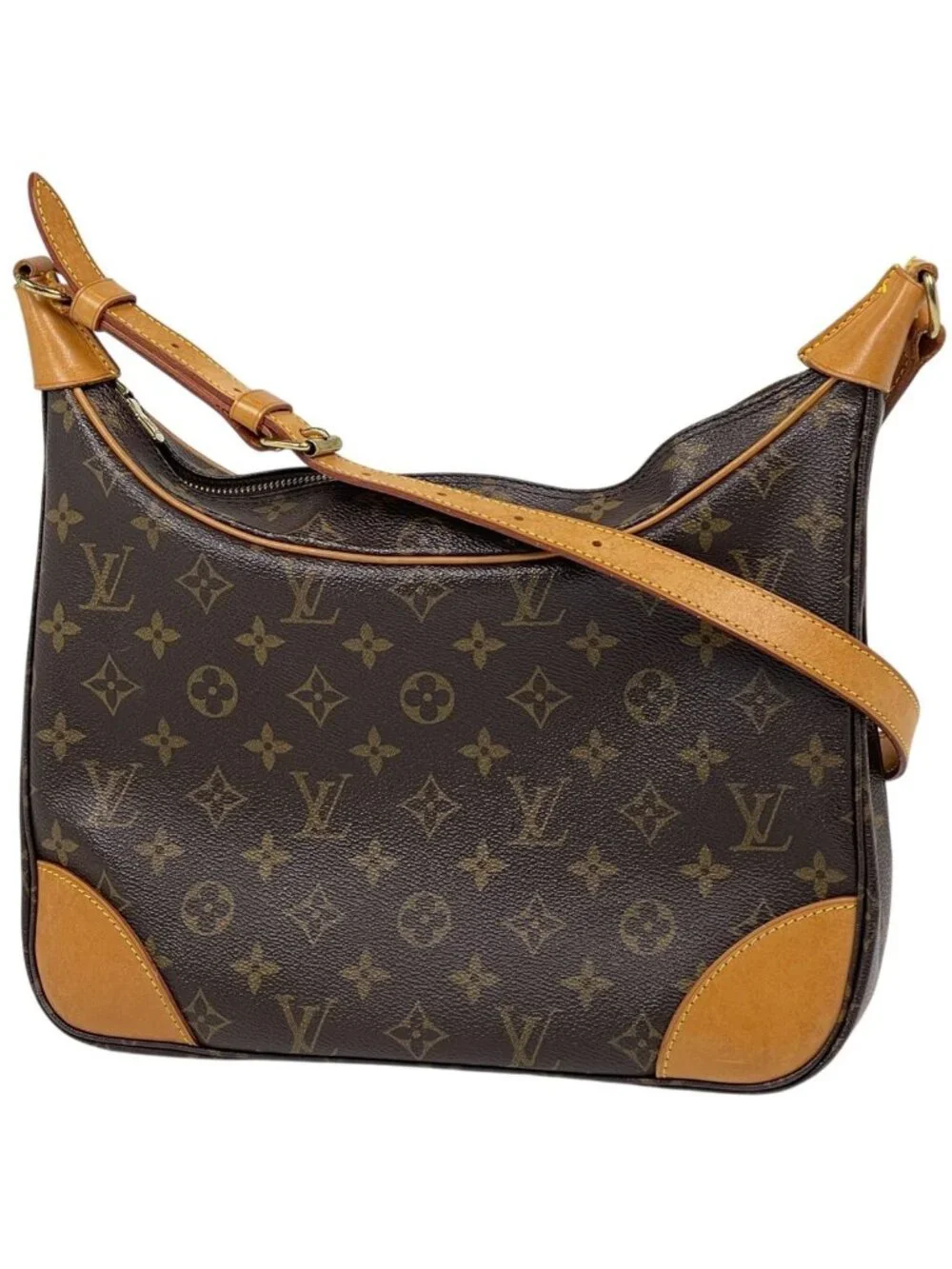 Louis Vuitton Boulogne 30 Shoulder Bag Monogram Brown